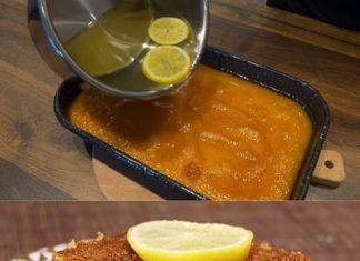 Sve se samo umuti i zapeče: Kolač s orasima preliven sočnim sirupom