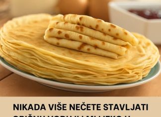 Nikada više nećete staviti običnu vodu ili mlijeko u palačinke: nitko ne zna 1 sastojak koji ih čini pahuljastima