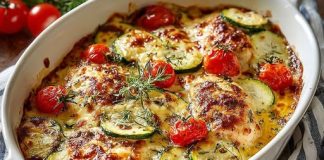 VEČERA POSLIJE POSLA…Pečene tikvice s piletinom i feta sirom…