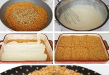 **MUHALEBI KADAIF – DESERT BEZ PEĆNICE** 😍 Neodoljiva kombinacija kremastog muhalebija i hrskavog kadaifa, savršeno osvježenje koje možete pripremiti i bez pećnice! 🍴💛