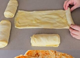 Pomiješajte brašno, vodu i sol, isprobajte ovaj recept. nevjerojatno ukusno i slojevito tijesto s maslacem