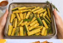 HRSKAVIJE OD POMFRITA…A OVO SU TIKVICE! 😍🥒✨ Jedan jednostavan trik kako ih učiniti zlatnim i neodoljivim bez prženja u ulju! Kad ih jednom probate, željet ćete ih svaki dan 👇🍴