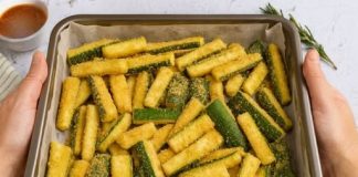 HRSKAVIJE OD POMFRITA…A OVO SU TIKVICE! 😍🥒✨ Jedan jednostavan trik kako ih učiniti zlatnim i neodoljivim bez prženja u ulju! Kad ih jednom probate, željet ćete ih svaki dan 👇🍴