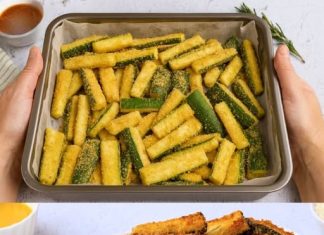 HRSKAVIJE OD POMFRITA…A OVO SU TIKVICE! 😍🥒✨ Jedan jednostavan trik kako ih učiniti zlatnim i neodoljivim bez prženja u ulju! Kad ih jednom probate, željet ćete ih svaki dan 👇🍴