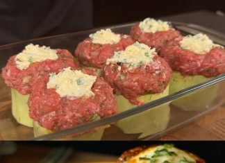 PUNJENE TIKVICE MINUTIM MESOM I SIROM!