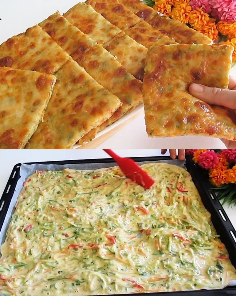 Ukusnije od kriške pizze s puno sira jednostavno je, jeftino i ukusno jelo koje se priprema ribanjem tri svježe tikvice. - featured image Ukusnije od kriške pizze s puno sira jednostavno je, jeftino i ukusno jelo koje se priprema ribanjem tri svježe tikvice. - featured image
