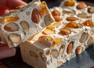 DOMAĆI BADEM NOUGAT KOLAČ OVO JE NESTO NEVJEROVATNO DOMAĆI BADEM NOUGAT KOLAČ OVO JE NESTO NEVJEROVATNO - featured image