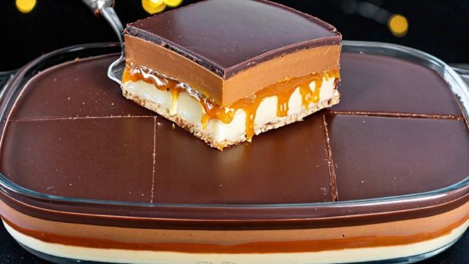 KARAMEL KOLAČ BEZ PEČENJA…kombinacija koja će vas oduševiti 😍🍮 - featured image KARAMEL KOLAČ BEZ PEČENJA…kombinacija koja će vas oduševiti 😍🍮 - featured image