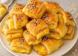 Zalogaji od lisnatog tijesta sa šunkom i sirom – savršeno predjelo gotovo za manje od 30 minuta! Zalogaji od lisnatog tijesta sa šunkom i sirom – savršeno predjelo gotovo za manje od 30 minuta! - featured image