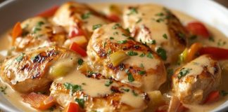 KREMASTA PILETINA SA PIREOM 🍗🧄✨ Sočna Piletina U Bogatom Kremastom Sosu, Posluživana Uz Neodoljivi Pire Sa Dodatkom Bijelog Luka KREMASTA PILETINA SA PIREOM 🍗🧄✨ Sočna Piletina U Bogatom Kremastom Sosu, Posluživana Uz Neodoljivi Pire Sa Dodatkom Bijelog Luka - featured image