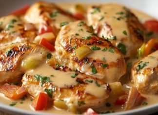 KREMASTA PILETINA SA PIREOM 🍗🧄✨ Sočna Piletina U Bogatom Kremastom Sosu, Posluživana Uz Neodoljivi Pire Sa Dodatkom Bijelog Luka KREMASTA PILETINA SA PIREOM 🍗🧄✨ Sočna Piletina U Bogatom Kremastom Sosu, Posluživana Uz Neodoljivi Pire Sa Dodatkom Bijelog Luka - featured image