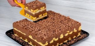 KOLAČ SA BANANAMA, ČOKOLADOM I KEKSOM: Brzo Se Sprema, A Još Se Brže Jede – Sastojci Su Jeftini KOLAČ SA BANANAMA, ČOKOLADOM I KEKSOM: Brzo Se Sprema, A Još Se Brže Jede – Sastojci Su Jeftini - featured image