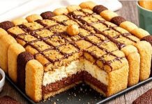 NE PEČE SE – A NESTANE ZA MINUT! LEDENA TORTA SA PIŠKOTAMA I NUTELOM 😍🍪🎂 NE PEČE SE – A NESTANE ZA MINUT! LEDENA TORTA SA PIŠKOTAMA I NUTELOM 😍🍪🎂 - featured image