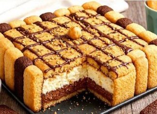 NE PEČE SE – A NESTANE ZA MINUT! LEDENA TORTA SA PIŠKOTAMA I NUTELOM 😍🍪🎂 NE PEČE SE – A NESTANE ZA MINUT! LEDENA TORTA SA PIŠKOTAMA I NUTELOM 😍🍪🎂 - featured image