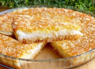 ARAPSKI K0LAČ 0D GRIZA Složen S Kremastim Punjenjem I Natopljen Mirisnim Šećernim SIRUP0M. Mekan, Sočan I APS0LUTN0 Divan! ARAPSKI K0LAČ 0D GRIZA Složen S Kremastim Punjenjem I Natopljen Mirisnim Šećernim SIRUP0M. Mekan, Sočan I APS0LUTN0 Divan! - featured image