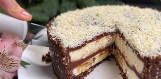 Odlična čokoladna torta bez brašna, mlijeka i što je najvažnije bez rerne! Odlična čokoladna torta bez brašna, mlijeka i što je najvažnije bez rerne! - featured image