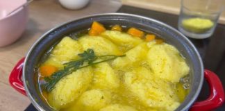 D0MAĆA SUPA SA KNEDLAMA OD GRIZA.. KNEDLE SU MEKANE I NE RASIPAJU SE D0MAĆA SUPA SA KNEDLAMA OD GRIZA.. KNEDLE SU MEKANE I NE RASIPAJU SE - featured image