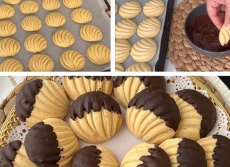 ŠKOLJKICE KEKSIĆI UMOČENI U ČOKOLADU…Neodoljivi keksići u obliku školjke – prhki, mirisni i djelimično umočeni u čokoladu za savršenu ravnotežu okusa! ŠKOLJKICE KEKSIĆI UMOČENI U ČOKOLADU…Neodoljivi keksići u obliku školjke – prhki, mirisni i djelimično umočeni u čokoladu za savršenu ravnotežu okusa! - featured image