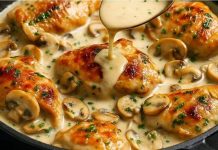 KREMASTA PILETINA SA GLJIVAMA 🍄🍗 sočna, brza i nevjerovatno ukusna – restoran-kvalitet u jednoj tavi! KREMASTA PILETINA SA GLJIVAMA 🍄🍗 sočna, brza i nevjerovatno ukusna – restoran-kvalitet u jednoj tavi! - featured image