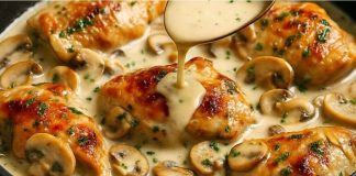 KREMASTA PILETINA SA GLJIVAMA 🍄🍗 sočna, brza i nevjerovatno ukusna – restoran-kvalitet u jednoj tavi! KREMASTA PILETINA SA GLJIVAMA 🍄🍗 sočna, brza i nevjerovatno ukusna – restoran-kvalitet u jednoj tavi! - featured image