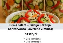 Ruska Salata – Turšija Bez Ulja i Konzervansa (Savršena Zimnica) Ruska Salata – Turšija Bez Ulja i Konzervansa (Savršena Zimnica) - featured image