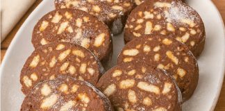 ČOKOLADNA SALAMA BEZ PEČENJA SA KEKSOM – BRZO, JEDNOSTAVNO I NEODOLJIVO! 🍫🍪 ČOKOLADNA SALAMA BEZ PEČENJA SA KEKSOM – BRZO, JEDNOSTAVNO I NEODOLJIVO! 🍫🍪 - featured image