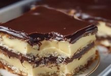 UŽIVAJTE U OVOM ECLAIR KOLAČU BEZ PEČENJA! Savršen porodični desert – lagan, kremast i toliko ukusan da ga vole i najizbirljiviji! UŽIVAJTE U OVOM ECLAIR KOLAČU BEZ PEČENJA! Savršen porodični desert – lagan, kremast i toliko ukusan da ga vole i najizbirljiviji! - featured image