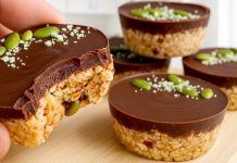 ZDRAVE KORPICE BEZ PEČENJA – gotove za 5 minuta! 🌰🍫 Brzi, zdravi i bez šećera desert, savršen kao užina ili mali slatki zalogaj ZDRAVE KORPICE BEZ PEČENJA – gotove za 5 minuta! 🌰🍫 Brzi, zdravi i bez šećera desert, savršen kao užina ili mali slatki zalogaj - featured image