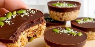 ZDRAVE KORPICE BEZ PEČENJA – gotove za 5 minuta! 🌰🍫 Brzi, zdravi i bez šećera desert, savršen kao užina ili mali slatki zalogaj ZDRAVE KORPICE BEZ PEČENJA – gotove za 5 minuta! 🌰🍫 Brzi, zdravi i bez šećera desert, savršen kao užina ili mali slatki zalogaj - featured image