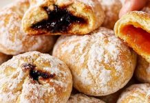 Starinske ruzice sa dzemom: Ne stignu ni da se ohlade – nestaju u trenu! Mirisni, prhki i meki starinski kolači Starinske ruzice sa dzemom: Ne stignu ni da se ohlade – nestaju u trenu! Mirisni, prhki i meki starinski kolači - featured image