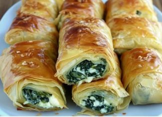 Hrskave rolnice sa spinatom i sirom Hrskave rolnice sa spinatom i sirom - featured image