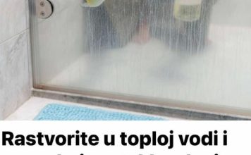 RASTVORITE U TOPLOJ VODI I POPRSKAJTE STAKLO , SLAVINU I KADU RASTVORITE U TOPLOJ VODI I POPRSKAJTE STAKLO , SLAVINU I KADU - featured image