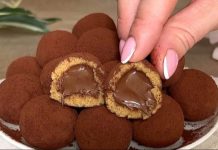 BRZE NEODOLJIVE KUGLICE SA PIŠKOTAMA I NUTELOM BRZE NEODOLJIVE KUGLICE SA PIŠKOTAMA I NUTELOM - featured image