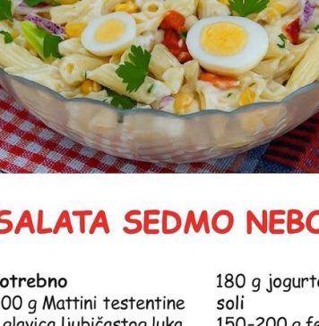 SALATA SEDMO NEBO… kremasta, bogata i toliko dobra da se pamti nakon prvog zalogaja SALATA SEDMO NEBO… kremasta, bogata i toliko dobra da se pamti nakon prvog zalogaja - featured image