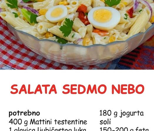 SALATA SEDMO NEBO… kremasta, bogata i toliko dobra da se pamti nakon prvog zalogaja SALATA SEDMO NEBO… kremasta, bogata i toliko dobra da se pamti nakon prvog zalogaja - featured image