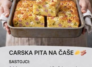 Kraljica doručka! Sve se samo isjecka i umuti, najmekša slana pita koja uvjek uspjeva Kraljica doručka! Sve se samo isjecka i umuti, najmekša slana pita koja uvjek uspjeva - featured image