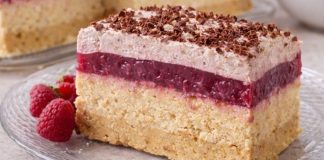 POSNA TORTA SA MALINAMA BEZ PEČENJA – kremasta fantazija gotova za čas! POSNA TORTA SA MALINAMA BEZ PEČENJA – kremasta fantazija gotova za čas! - featured image