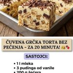 ČUVENA GRČKA T0RTA BEZ PEČENJA ČUVENA GRČKA T0RTA BEZ PEČENJA - featured image
