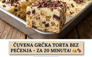 ČUVENA GRČKA T0RTA BEZ PEČENJA ČUVENA GRČKA T0RTA BEZ PEČENJA - featured image