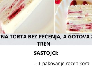 VOĆNA TORTA BEZ PEČENJA, a gotova za tren VOĆNA TORTA BEZ PEČENJA, a gotova za tren - featured image
