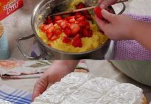 15 MINUTNI KOLAČ SA JAGODAMA I PLAZMOM 15 MINUTNI KOLAČ SA JAGODAMA I PLAZMOM - featured image
