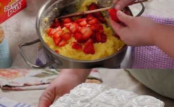 15 MINUTNI KOLAČ SA JAGODAMA I PLAZMOM 15 MINUTNI KOLAČ SA JAGODAMA I PLAZMOM - featured image