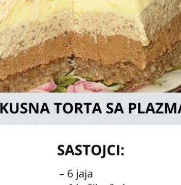 SUPER UKUSNA TORTA sa plazma keksom SUPER UKUSNA TORTA sa plazma keksom - featured image