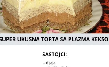 SUPER UKUSNA TORTA sa plazma keksom SUPER UKUSNA TORTA sa plazma keksom - featured image