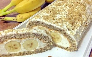 BRZI ROLAT SA BANANAMA KOJI PODSEĆA NA SLADOLED BRZI ROLAT SA BANANAMA KOJI PODSEĆA NA SLADOLED - featured image