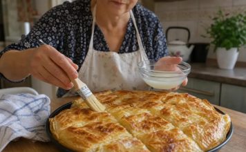 Samo 1 čaša ovog preliva i pita bude kao iz pekare: Hrskava spolja i sočna iznutra Samo 1 čaša ovog preliva i pita bude kao iz pekare: Hrskava spolja i sočna iznutra - featured image