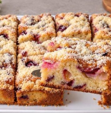 BAKIN KOLAČ SA ŠLJIVAMA: Sve po „8 kašika” gotov za 5 minuta!Jednostavno i bez vage! 😋 BAKIN KOLAČ SA ŠLJIVAMA: Sve po „8 kašika” gotov za 5 minuta!Jednostavno i bez vage! 😋 - featured image