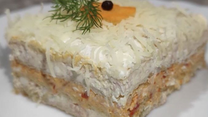 Slana Torta S Krekerima, Brza I Jednostavna Za Pripremu, A Jako Ukusna… Prva Nestane Sa Stola… - featured image Slana Torta S Krekerima, Brza I Jednostavna Za Pripremu, A Jako Ukusna… Prva Nestane Sa Stola… - featured image